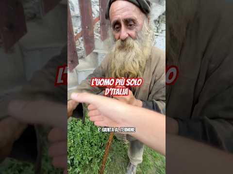 ho conosciuto L’UOMO PIÙ SOLO d’Italia🇮🇹con @Fabiobonzani #shorts #eremita #commedia #ridere