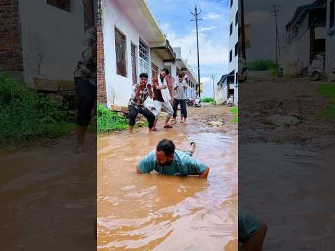 New Business ☔️ barsaat me kichad #comedy  #newbusiness  #funny  #barish