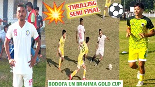 GARHWAL FC DELHI VS HARISINGA TOWN CLUB || SEMI FINAL MATCH || BODOFA UN BRAHMA GOLD CUP