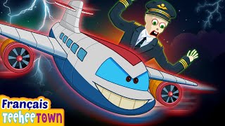 Chanson d'Halloween pour enfants Squelettes volants | Chanson effrayante pour enfants | Teehee Ville