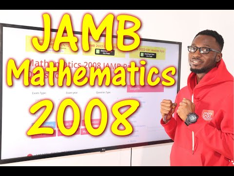 JAMB CBT Mathematics 2008 Past Questions 1 - 17