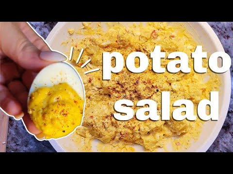Deviled Egg POTATO SALAD is so good! #subscribe