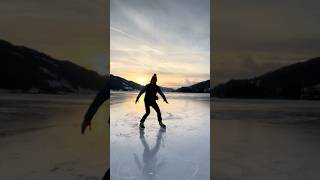 Sunset Ice Skating - Allgäu 🇩🇪