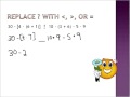 Order of Operations and Expressions