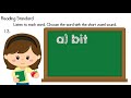 Vowel Sounds and Word Identification