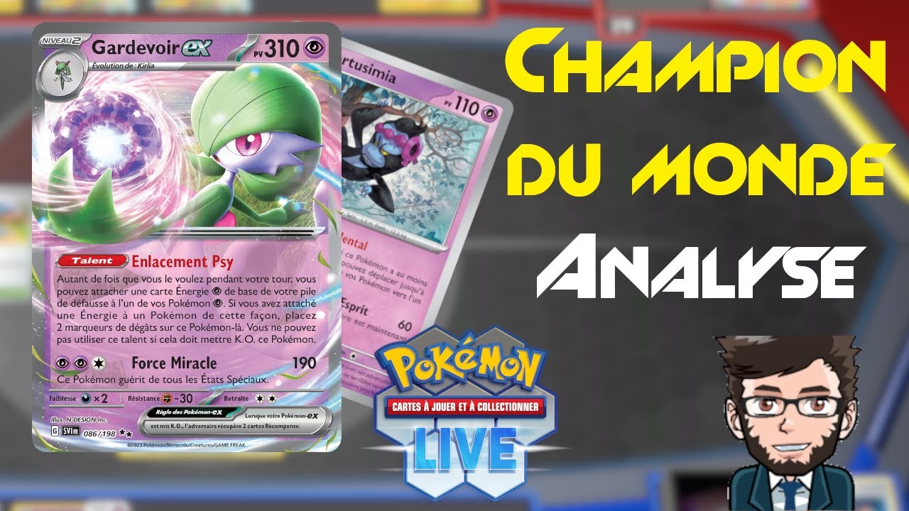 CHAMPION DU MONDE MASTER 2025 - Analyse #186 du deck Gardevoir-EX sur Pokémon TCG Live