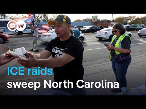 YouTube video thumbnail: US Immigration Agents Arrest Hundreds