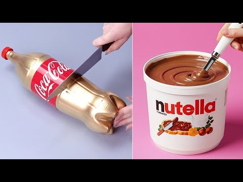 WHITE And DARK Chocolate Cake Decorating Ideas | So Tasty Cake Decorating Compilation