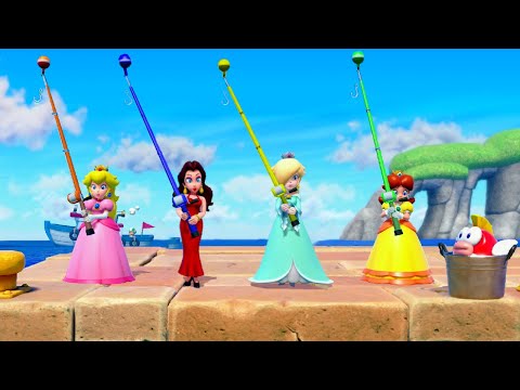 The Girls of Mario Party - Minigame Battle