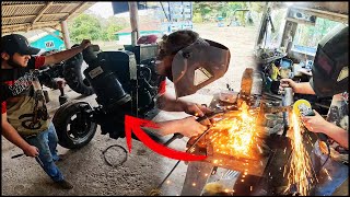 VAI FICAR TUDO ESCONDIDO! NOVO LUGAR PARA O FILTRO DE AR E SUSPIRO DO MOTOR MASSEY FERGUSON 95X!