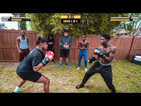 BOXING MY GIRLS, EX BOYFRIEND FOR $10,000 WAGER!! GUNS DOWN GLOVES UP  BOXING TOURNAMENT CHALLENGE!!