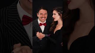 There’s only so much seriousness you can do at a Morticia and Gomez themed photshoot 😂