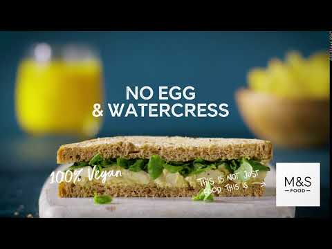M&S | Plant Kitchen No Egg & Watercress Sandwich