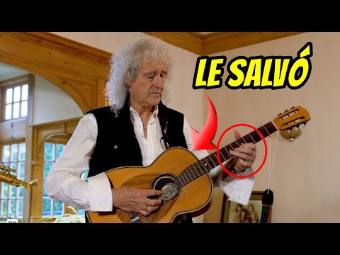 🎸UNA GUITARRA ACÚSTICA le SALVÓ LA VIDA a BRIAN MAY