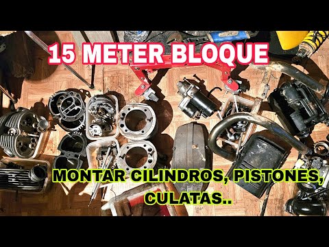 15 🛠️ Meter motor, montar cilindros, pistones, culata etc. BMW R100GS Dana