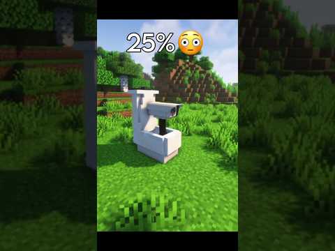 Minecraft Wellerman Edit: Skibidi Toilet... 😳 #shorts #minecraft #viral