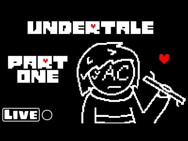 Playing Undertale for the First Time! - Livestream | Undertale #1