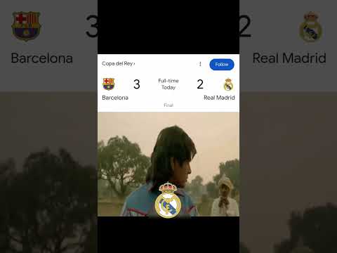 JEDYNA OBRONA REALU MADRYT #realmadrid #barcelona