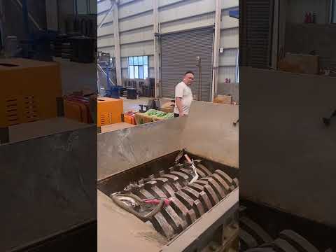 #shredding #bicycle  #car #tires #motorcycle #metal #bucket #plastic #shreddermachine #metalshredder