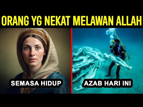 ORANG YANG MENANTANG ALLAH SEMASA HIDUPNYA VS AZAB HARI INI | Kisah Walighah Istri nabi Nuh