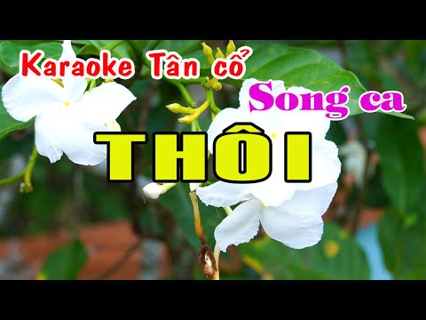 Karaoke tân cổ THÔI – SONG CA