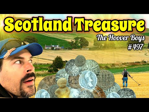 ANCIENT TREASURE COINS FOUND Metal Detecting in Scotland UK