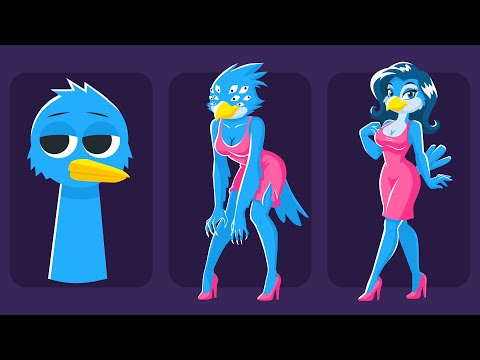 Sprunki OC Azuri But Humanized | Incredibox Sprunki Animation