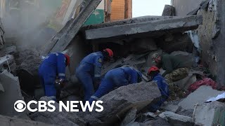 YouTube video thumbnail: Ukrainians Buried Under Rubble After Deadly Russian Strike