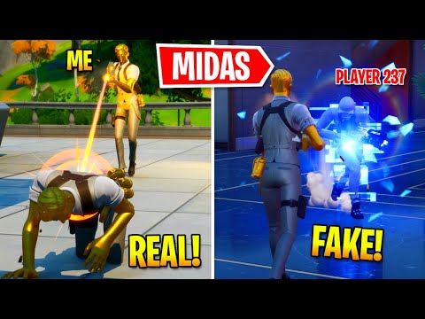I Pretended To Be BOSS Midas In Fortnite