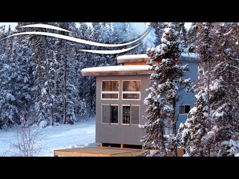 The Hidden Cabin. Winter Construction