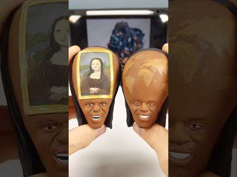 Mona Lisa/Globe KSI๐ฑ (clay art) #shorts #viralvideo #art #ksi #memes