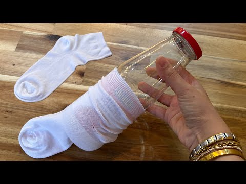 Glass Bottle Waste and Socks! Look What I Made!