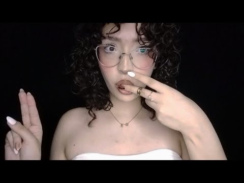 ASMR mouth sounds, inaudible, "tucucu", fishbowl