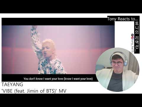 TAEYANG  VIBE feat Jimin of BTS MV Reaction  태양 지민 바이브 뮤비 리액