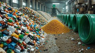 How we Convert Wasted Oil Bottles Into Water Supply Plastic Pipe
