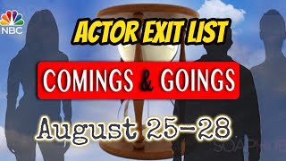 BREAKING: Days of Our Lives Actor Exit List for Next Week. Beloved Faces About to Disappear Forever!