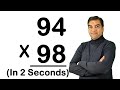 Quick Multiplication Method for Numbers Close to 100
