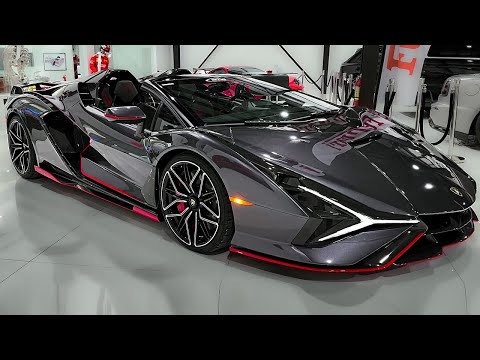 Lamborghini Sián Roadster - Sound, interior and Exterior