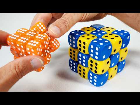 Magnetic Speed CUBE made of DICE | Magnetic Games
