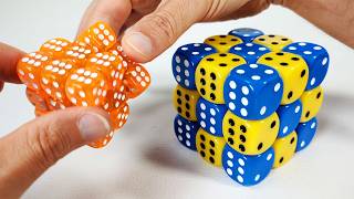 Magnetic Speed CUBE made of DICE | Magnetic Games
