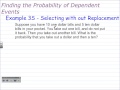 Probability and Dependent Events