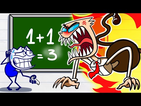 How to be the BEST STUDENT in the class? | Funny Cartoon