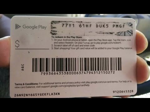 Code De Carte Google Play 09 21