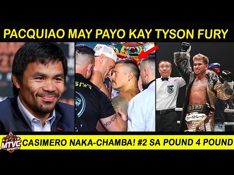 PACQUIAO may PAYO kay Fury para Wasakin si Usyk | CASIMERO Naka-Chamba #2 sa P4P