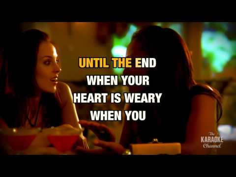 Waiting In The Wings in the style of Diana Ross | Karaoke with Lyrics