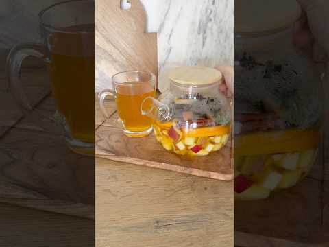 🌿 Thé Détox Pomme-Orange-Menthe 🌿#ThéMaison #Detox #HealthyRecipes