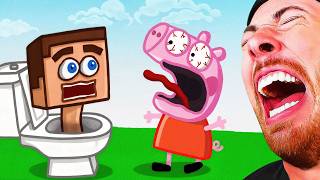 PEPPA PIG VS MINECRAFT! Funny Animation!