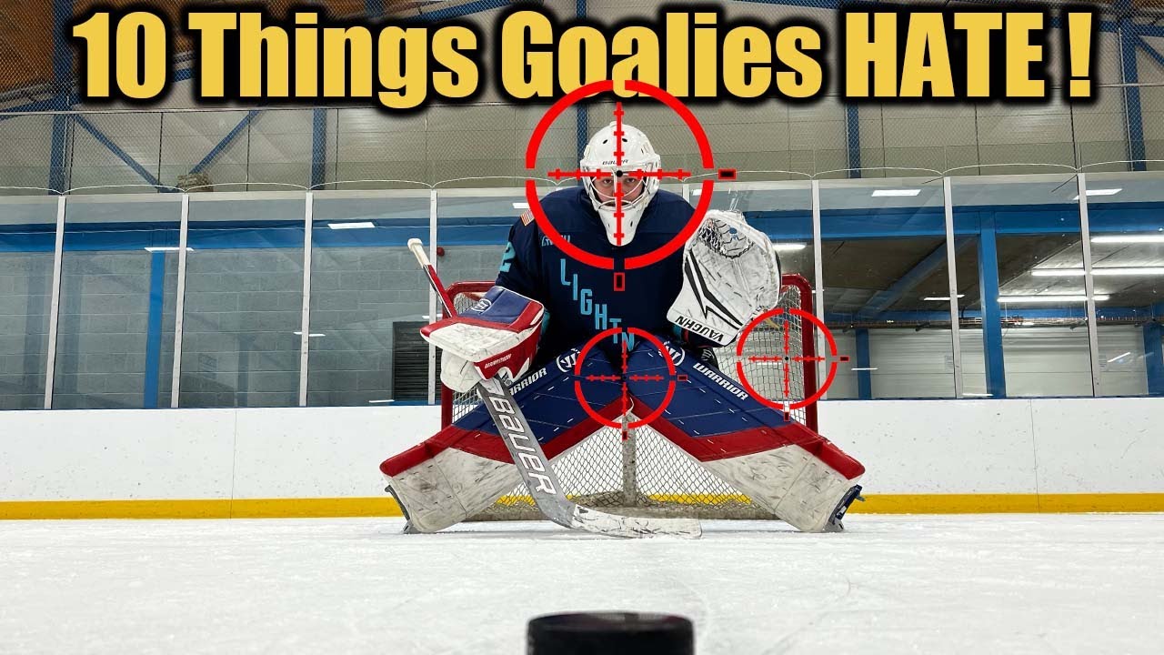 10 Things Players do That Hockey Goalies HATE !
