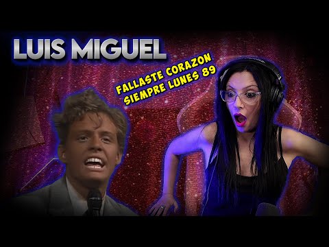 LUIS MIGUEL Fallaste corazón - Siempre lunes 89 | REACTION & ANALYSIS