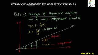 Introducing Dependent and Independent Variables